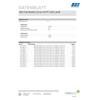 RJ45 Patchkabel Cat.5e U/UTP 2x4xAWG24/7 CCA LSZH weiß