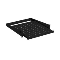 Fachboden für Netzwerkschrank 19 Zoll 2HE ausziehbar Tr