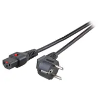 power cable cee7/7 90°-c13 180°b gallery