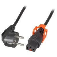 power cable cee7/7 90°-c13 180°b gallery