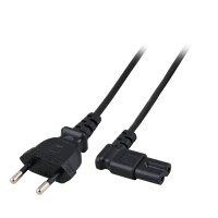 Netzkabel Kaltgerätekabel Euro Flachstecker CEE 7/16 - 