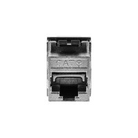 ProfiPatch RJ45 Keystone Modul STP Cat.8.1 2000Mhz 40 Gbit v