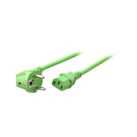 Netzkabel Kaltgerätekabel Schutzkontakt CEE 7/7 90°