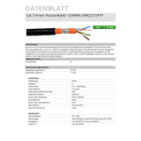 installation cable awg23 black 2