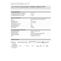 installation cable awg23 black 3