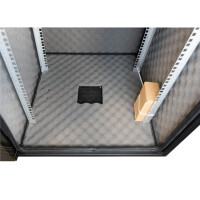 network cabinet office ral7035 acoustically insulated 3