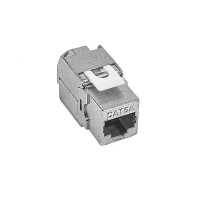 ProfiPatch Keystone Jack Modul Cat.6a 500Mhz 10Gbit RJ45 ges