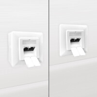 ProfiPatch Datendose Netzwerkdose Aufputz AP Kombidose [Aufp