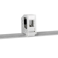 profipatch keystone holder for din-rail th35 plastic for 1x 