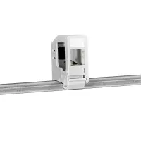 profipatch keystone holder for din-rail th35 plastic for 1x 