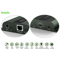 Techly HDMI HDbitT IR Extender zusätzlicher Empfän