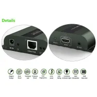 additional hdmi extender receiver hdbitt poe 4k uhd ir cat.6