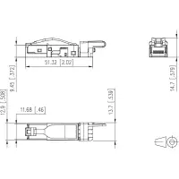 Metz Connect E-DAT Industry Feldkonfektionierbarer Stecker R