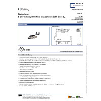 Metz Connect E-DAT Industry Feldkonfektionierbarer Stecker R
