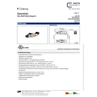 rj45 connector shielded connector cat.6a 180 degree toolless