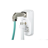 RJ45 Connector shielded connector Cat.6A 360 degree toolless