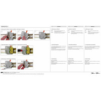 E-DAT modul Keystone Holder 1-Port for DIN-Rail plastic 14