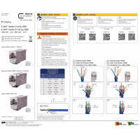 E-DAT modul Keystone Holder 1-Port for DIN-Rail plastic 15