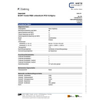 E-DAT modul Keystone Holder 1-Port for DIN-Rail plastic 4