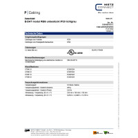 E-DAT modul Keystone Holder 1-Port for DIN-Rail plastic 5