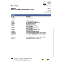E-DAT modul Keystone Holder 1-Port for DIN-Rail plastic 6