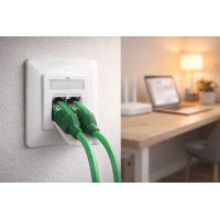 profipatch cat.6a outlet shielded horizontal 
