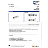 Metz Connect Kabelverbinder Kupplung feldkonfektionierbar Ca
