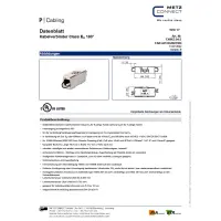 Metz Connect Kabelverbinder Kupplung RJ45 Buchse Cat.6 Cat.6