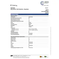 Metz Connect C6Amodul Keystone RJ45 Buchse 10GBit geschirmt 
