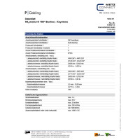 Metz Connect C6Amodul Keystone RJ45 Buchse 10GBit geschirmt 