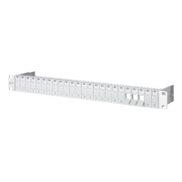 e-dat patchpanel cat.6a shielded 24-port  1u 2