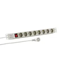 19inch 1u socket strip 8xcee 7/3 with sw gallery