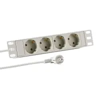 10inch 1u socket strip 4xcee 7/3 without gallery