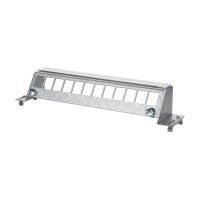 Metz Connect Keystone Modulhalter 12-fach für Hutschien