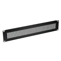 Blindplatte Blindpanel Rackpanel Rackblende perforiert 19 Zo