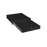 Tastatur / Dokumentenschublade 19 Zoll 2HE | 3HE ausziehbar 