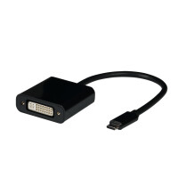 usb type c - dvi adapter, 1080p, black gallery