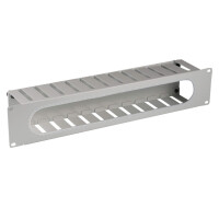 Rangierpanel Kabelführungspanel mit Abdeckung 19 Zoll 1