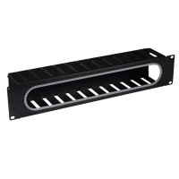 Rangierpanel Kabelführungspanel mit Abdeckung 19 Zoll 1