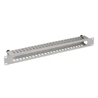 Rangierpanel Kabelführungspanel mit Abdeckung 19 Zoll 1