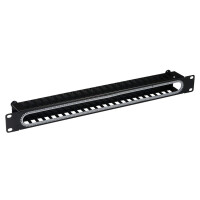 Rangierpanel Kabelführungspanel mit Abdeckung 19 Zoll 1