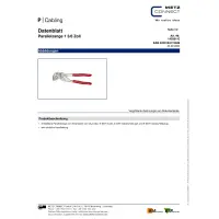 Metz Connect Parallelzange 1 3/8 Zoll 2