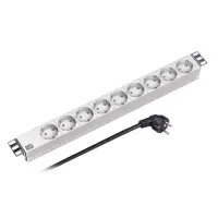 socket strip 9x contacts grey gallery