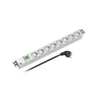 socket strip 8x contacts grey gallery