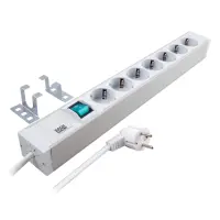 socket strip 7x contact white gallery