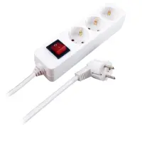 socket strip 3x protective contact with  gallery