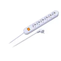 socket strip 6x cee7/3 with surge protec gallery