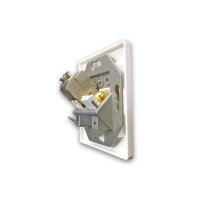 ProfiPatch Kombi Netzwerkdose Keystone Cat6a 500MHz 10Gbit R