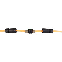 IP68 Durchführungskupplung Cat.6A RJ45 Verbindungsmuffe