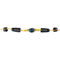 IP68 Durchführungskupplung Cat.6 RJ45 Verbindungsmuffe 